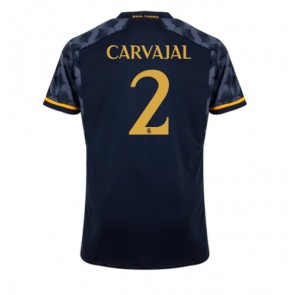 Real Madrid Daniel Carvajal #2 Gostujuci Dres 2023-24 Kratak Rukavima